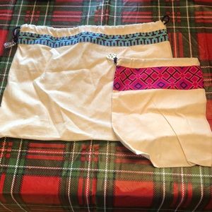 Tory Burch tote bags.